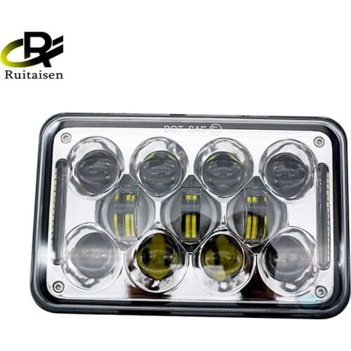 4x6 Inch 60W LED Headlights DRL For Peterbil Kenworth Freightinger Ford Probe Chevrolet Oldsmobile