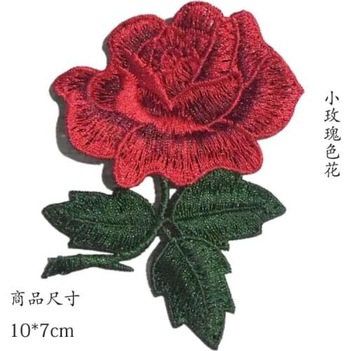 50pcs/lot Cheap Rose Collar Lace Flowers Sew-on Embroidery Patches for Clothing DIY Garment Sewing Accessories Applique