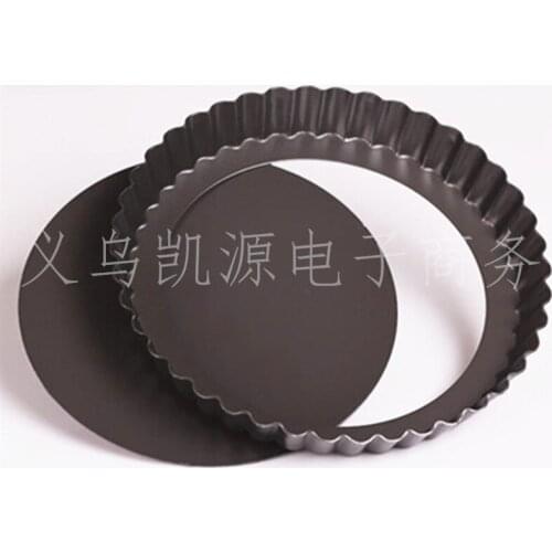 9 inch pizza pan Non-Stick Loose Bottom, Round, Quiche Pan,Chrysanthemum pie and nonstick cake mold bottom cake mold cake mould