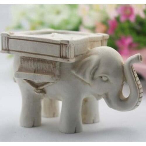Free Shipping Lucky Elephant Candles Holder Tea Light Candles Holder Wedding Birthday gifts with tealight LX6478
