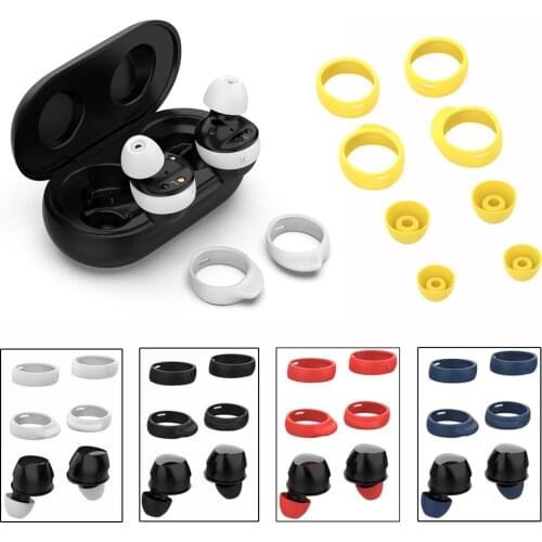 Colorful Silicone Earbuds Cover Replacement Earplugs Earphone Eartips Kits for Samsung Galaxy Buds Headphones Accessories