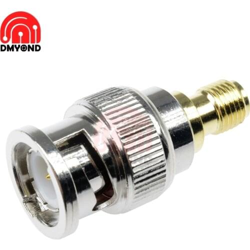 Diy Electronic Adapter BNC Plug Male to SMA Female Jack RF Connector Straight For RF Connect