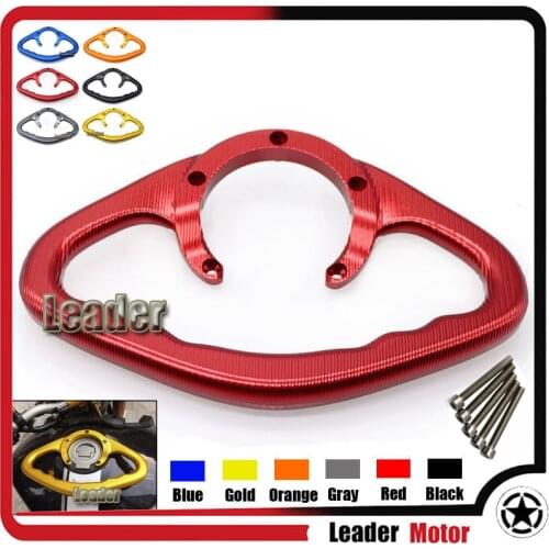 For SUZUKI SV 650 SV650A SV 1000 GW250 Inazuma HAYABUSA GSX1300R Passenger Handgrips Hand Grip Tank Grab Bar Handles Armrest Red