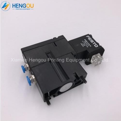 5 Pieces free shipping solenoid valve FESTO MEBH-4/2-QS-4-SA M2.184.1111 for offset SM102 CD102 SM52 PM52 machine