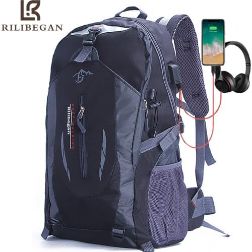 Quality Nylon Waterproof Travel Backpacks Men Climbing Travel Bags Hiking Backpack Outdoor Sport School Bag Men Backpack Women