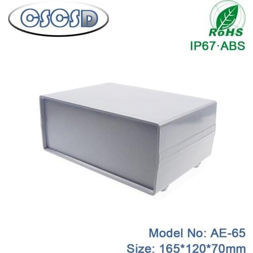 1pcs/lot 165*120*70mm plastic electronic instrument enclosures electronics project box electrical junction box abs enclosure