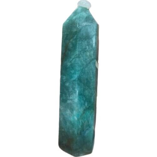 Natural Quartz Amazonite Crystals Points Amazon Lucky Stone Wands Spiritual Chakras Healing Decoration Room Design