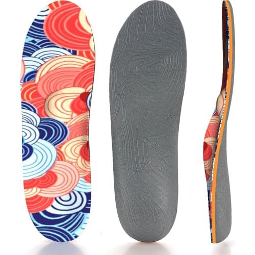 Creative Color Pattern Non-slip Breathable Orthopedic Arch Support Insole