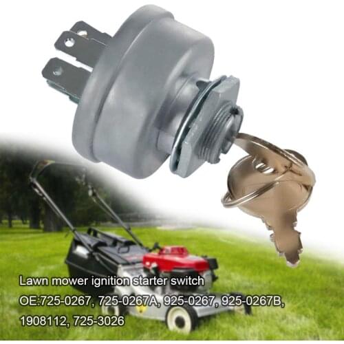 Tractor Mower Ignition Starter Switch With 3 Position 5 Termials Grass Lawn Mower Ignition Starter Switch Garden Tools Supplies
