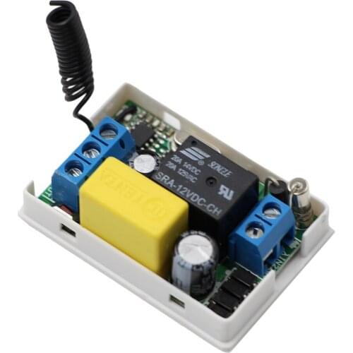 New Arrival AC220V 10A Relay 1 CH RF Wireless Remote Control Switch Receiver with Case not Include Transmitter 315 /433MHZ