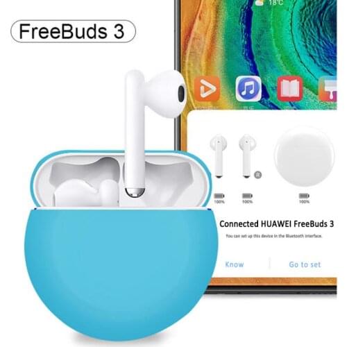 Silicone Case Protective Cover for Huawei Freebuds 3 Bluetooth Earphone Soft Silicone Cover for Huawei Freebuds 3 1 Cases