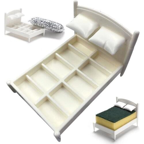 1Pcs Kitchen Sink Sponge Holder Bathroom Scrubber Dish Cloth Storage Drying Rack