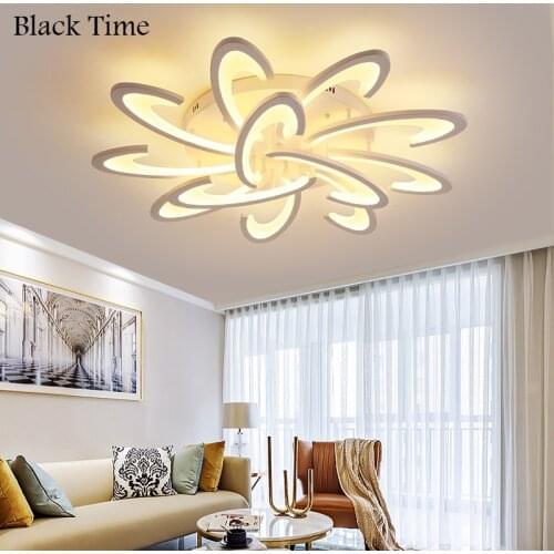 Surface Mount LED Chandelier For Living Room Bedroom Dining Room Home Ceiling Light Chandelier Lamp Indoor Lighting AC 110V 220V
