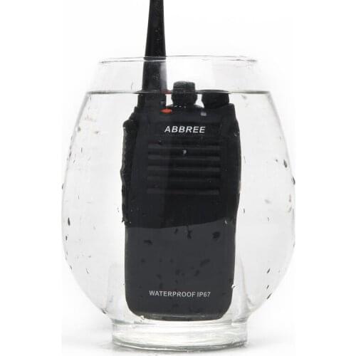 ABBREE AR-W300 IP67 Waterproof Dustproof 5W UHF 400-480MHz 2200mAh CTCSS/DCS DTMF VOX Function Walkie Talkie Professional Radio