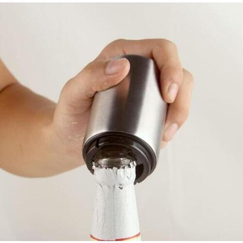 Easy Press Automatic Beer Opener Press Type Personalized Push Down Bottle Opener with Customized Laser Logo