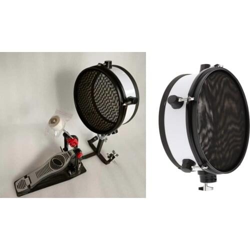 Drum Mute Silent Classic Practice Surfaces Portable Dumb Drum for Present Beginner 10"