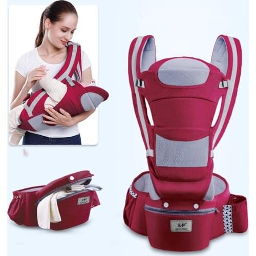 C Baby Carrier Baby Hipseat Carrier 0-48M Ergonomi Baby Wrap Sling Travel Front Facing Ergonomic Kangaroo Baby Carriers Bb50