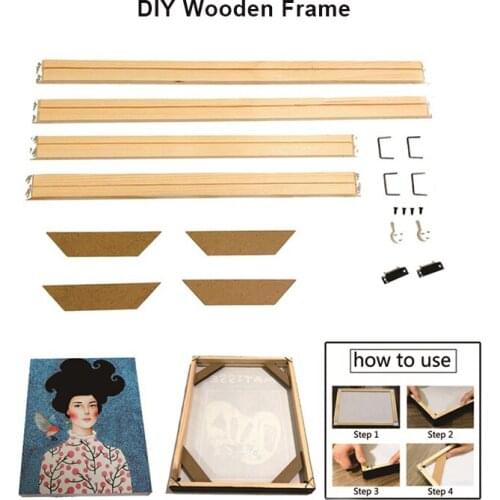 Dropshipping DIY Frame for Pictures Canvas Prints Painting Picture Frames Set