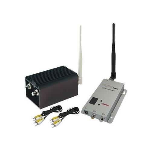 Hot Sale 10KM Long Range Wireless Video Transmitter and Receiver with 5000mW, 8 channels CCTV Wireless Transmitter 5W High Power