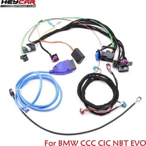 Tools Wirings harness with CAS Emulator tester For BMW CCC CIC NBT EVO navigation systems power on bench all in one