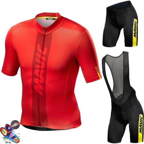 2021 New Pro Cycling jersey Sets Mens Cycling Clothing Summer Short Sleeve Quick-dry MTB bike suit Ropa Ciclismo estivo