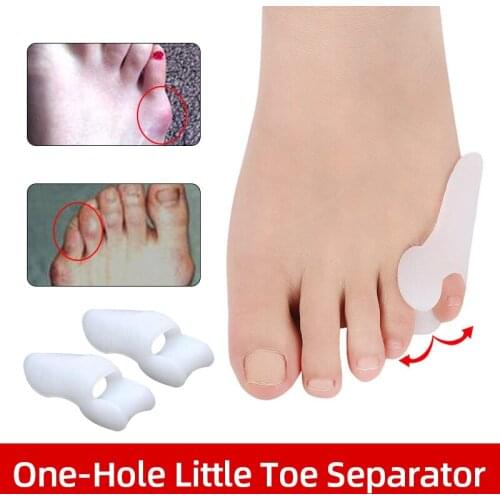 Toe Separators Little Toe Correctors Foot Thumb Hallux Valgus Bunion Correctors For Relief Small Toe Pain Foot Care Tools 1 Pair
