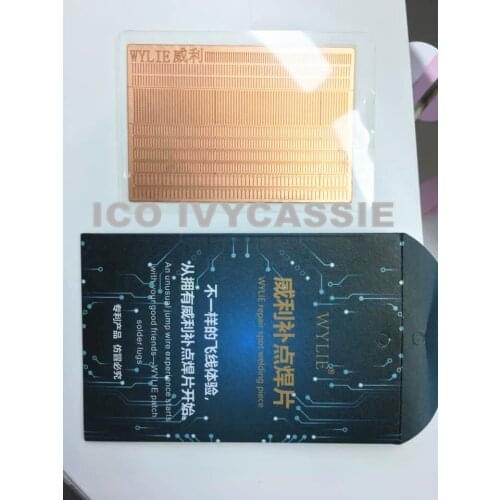 WYLIE Dot Repair Soldering Lug Spot Solder Patching Pad For iPhone Welding Board Flywire Loop Free Repair Fix IC Motherboard