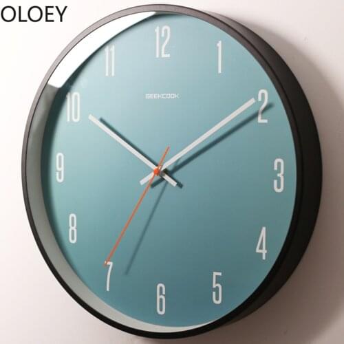 Nordic Modern Clock Wall Home Decor Digital Silent Clock Kitchen Mechanism Wall Decorations Living Room Bedroom Wall Watch