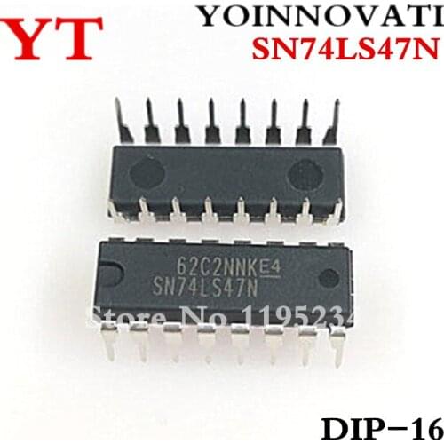 SN74LS47N SN74LS47 74LS47 DIP16 IC DECOD/DRVR 16-DIP 100% new and original Best quality