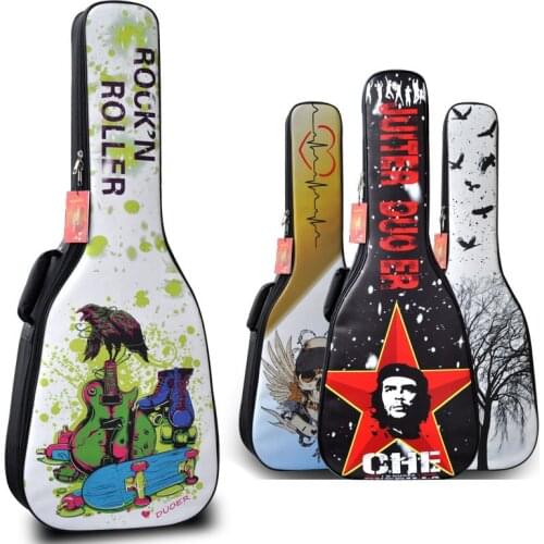 Duoer Guitar Bag 41 42 Inch Waterproof PU EPE Pillow Factory Cartoon Guitar Bags Customize Factory Wholesale Guitar Bags