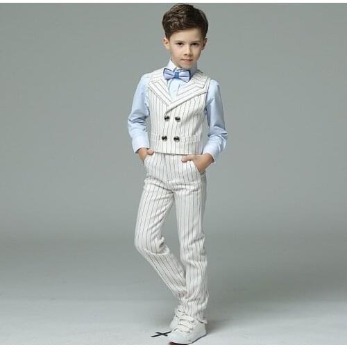 Wedding Suit For Boys Prince Stage Performance Formal Suit Flower Kids School Suit Children Birthday ceremony chorus costume