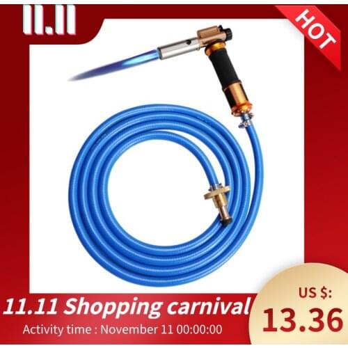 Welding supplies Electronic Ignition Liquefied Gas Welding Torch Kit with 3M Hose for Soldering Cooking Brazing Heating Lighting