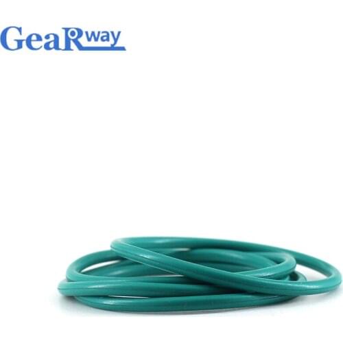 Gearway Fluorine Rubber O Ring Seal 1.9mm thickness Green FKM O Ring Sealing Gasket 41/42/43/44/62/63/64mm OD O Ring Seal Washer