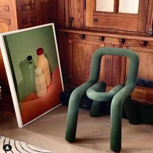 YP12051 Nordic Creative Single Person Colour Lounge Chair Modern Minimalist Personality Shaped Dining Chair Home Leisure Chair