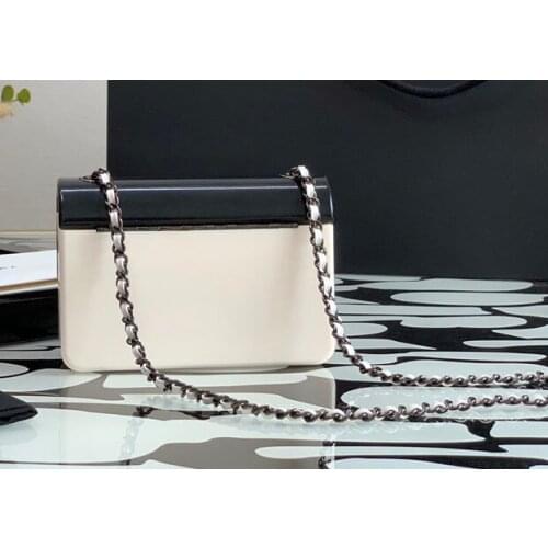 F04120 Fashion Genuine Leather Women Bag Luxury ladies Handbags messenger bags flap bag acrylic box
