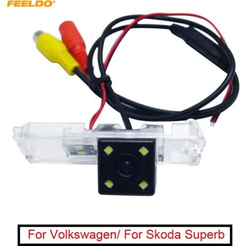 1Set Special Rear View Car Camera With LED Light For Volkswagen Passat B7/Magotan/Golf/Phaeton/Passat CC/Scirocco/Polo/Superb