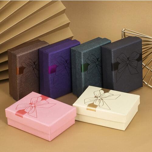 New Romantic Jewellery Gift Box Pendant Case Display For Earring Necklace Ring Watch Beauty Jewelry Organizer 1pc