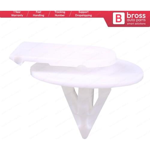 10 Pieces Plastic Clips for Mini Cooper: 07137073915 (White Colour)