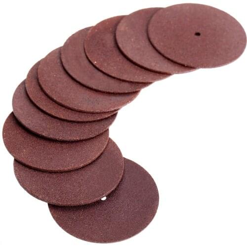 10Pcs 38mm Resin Double Sided Cutting Slices Rotary Grinding Wheel Small Circular Saw Curve Cutting Disc Polishing Sanding Discs