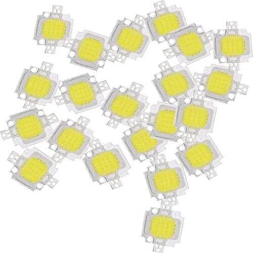 20PCS 10W LED Bead White High Power LED Lamp Chip DC 9-12V