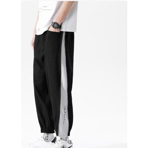 2021 New Spring Men Casual Cotton Fashion Pants Men Trouser