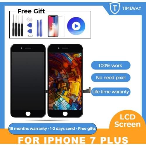 10PCS AAA For iPhone 7 Plus LCD Display NO Dead Pixel Complete Display Screen with Touch Glass Digitizer Assembly Replacement