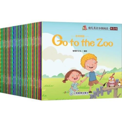 New 60 Books/Set English-Chinese Picture Book Children Enlightenment Baby Kids Learn Words Educational Reading книги libros