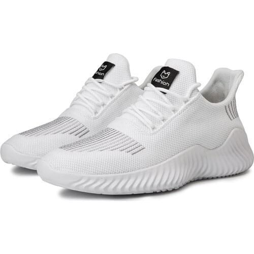 Men Shoes Breathable White Trendy Sneakers Men Original Casual Light Walking Big Size 39-47 Man Tennis Shoe Zapatillas Hombre