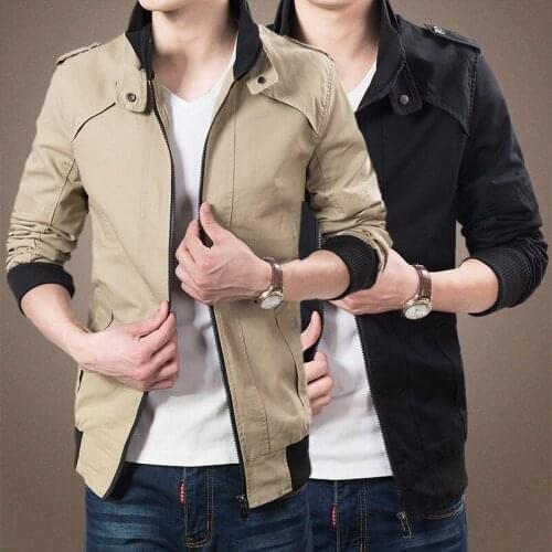 Jacket new men arrival casual slim jackets and coats spring autumn male thin overcoat windbreaker WLF015