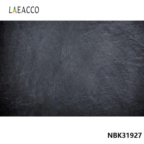 Laeacco Black Gradient Solid Color Dark Wall Surface Texture Pattern Photo Background Photography Backdrop Photostudio Photocall