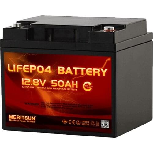 Lithium ion Lifepo4 Battery 12v 50ah Lithium Battery for UPS/Solar/Golf cart/RV/Marine/Yacht