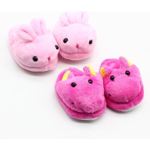 New Pink Slipper For 18inch American Girl Doll 45cm Doll Accessories