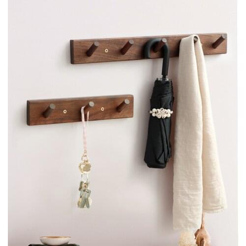 Solid Wooden Wall Hooks Wall Keys holder Bathroom Towel Holder Wall Hanger Kichen Door Hanger Hooks on the Wall