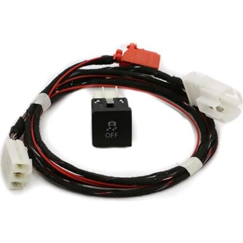 OEM ESP OFF ASR Switch Button with Cable Wiring for VW Jetta MK5 5 GOLF 6 MK6 VI Passat CC B7 1KD 927 117